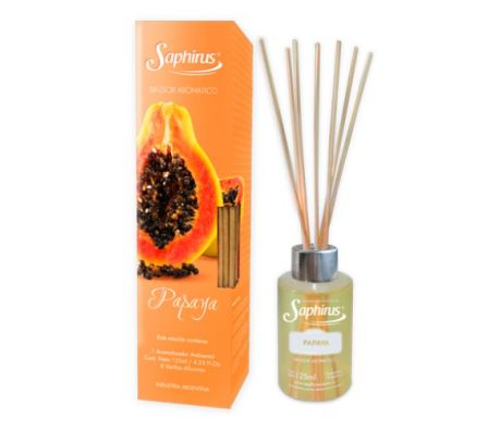 AROMATIZANTE DE AMBIENTE CON VARILLAS PAPAYA 125 ML