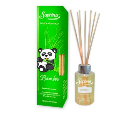 AROMATIZANTE DE AMBIENTE CON VARILLAS BAMBOO 125 ML