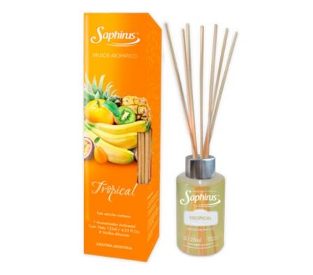 AROMATIZANTE DE AMBIENTE CON VARILLAS TROPICAL 125 ML