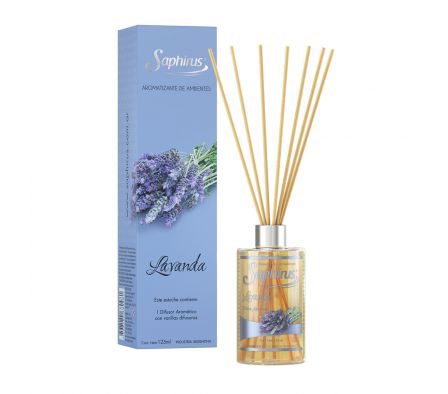 AROMATIZANTE DE AMBIENTE CON VARILLAS LAVANDA 125 ML