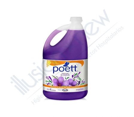 DESODORANTE P/ PISO LAVANDA POETT 4.0 LTS