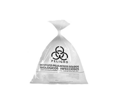 Bolsa Patológica Blanca 80 Lts x 10 Unid