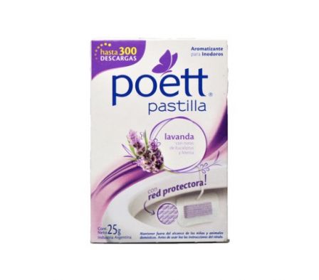 PASTILLA P/ INODOROS C/ RED PROTEC. POETT LAVANDA 25 GR