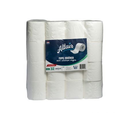 Papel Higiénico Altair Neutro Doble Hoja 30 mts x 32 Rollos