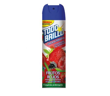 Todo Brillo Aerosol Frutos Rojos 360 ml