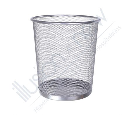BASURERO DE METAL MEDIANO BF-301