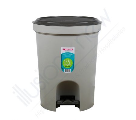 BASURERO A PEDAL 13.5 LTS SANREMO