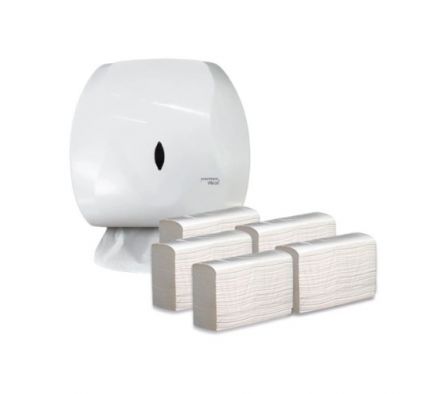 Combo Dispenser Toalla Intercalada + Carga
