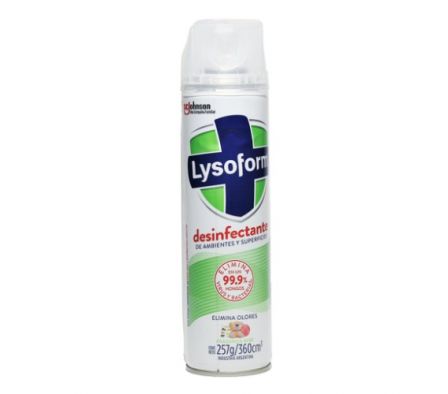DESINFECTANTE LYSOFORM AEROSOL BEBE 257G/ 360CC.