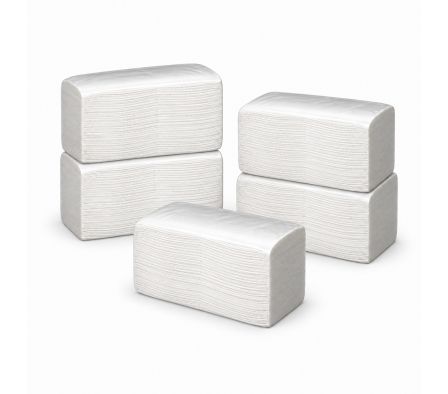 Toalla Intercalada 100% Celulosa x 5 Paq 300 hojas