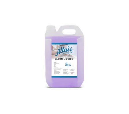 JABON LIQUIDO P/ MANOS 5.0 LTS UVA RECARGA ALTAIR