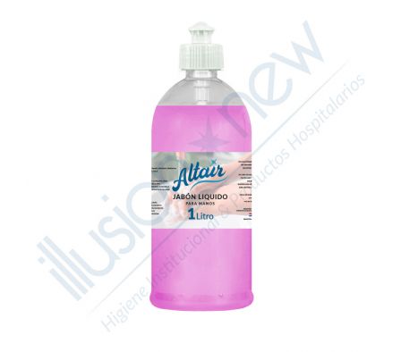 JABON LIQUIDO P/ MANOS 1.0 LTS PERFUME FEMENINO TAPA PUSH ALTAIR