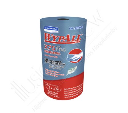 PAÑO INDUSTRIAL WYPALL 'X75 PLUS'