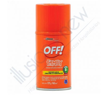 REPELENTE OFF AEROSOL 127G/165CC