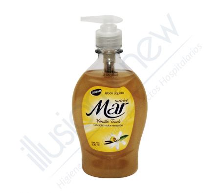 JABON LIQUIDO MAR NUTRIVE VAINILLA TOUCH C/ DISPENSADOR 300 ML