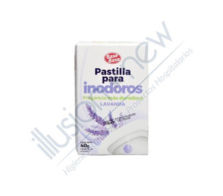 PASTILLA P/ INODOROS COLGANTE BASE BASE LAVANDA 40 GR
