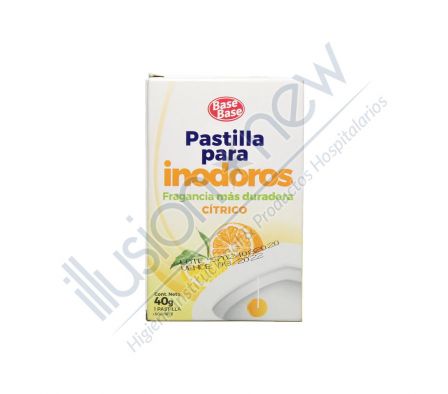 PASTILLA P/ INODOROS COLGANTE BASE BASE CITRICO 40 GR