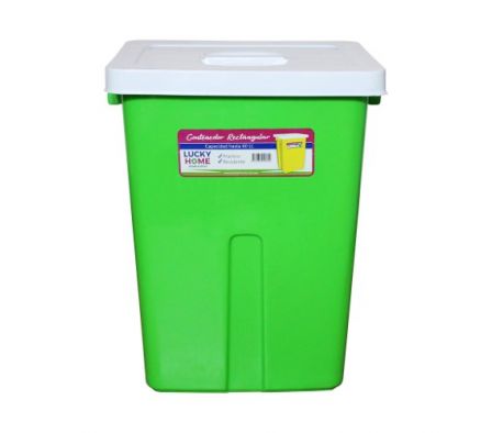 CONTENEDOR RECT 60 LTS LUCKY HOME