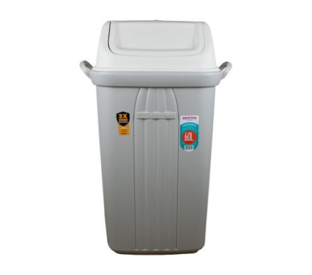BASURERO 60 LTS TAPA BASCULANTE SAN REMO