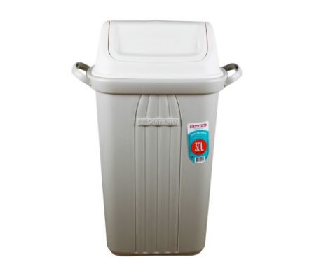 BASURERO  30 LTS TAPA BASCULANTE SAN REMO