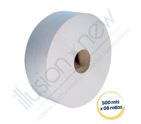 PAPEL HIGIENICO 500 MTS FARDO X 08 UNID COD 306 A PREMIUM - CONO GRANDE