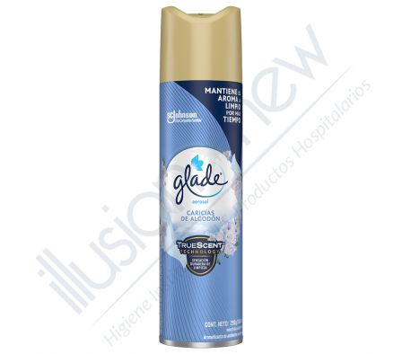 GLADE AEROSOL CARICIAS DE ALGODON AROMATIZANTE DE AMB. - 299G/360ML