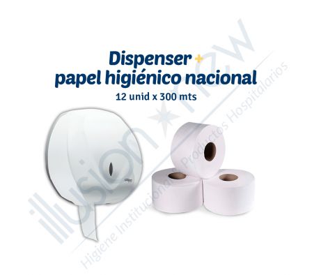 KIT DISPENSER PH 300 MTS + PH 300 MTS X 12 UNID NAC - ARTICULOS DE LIMPIEZA