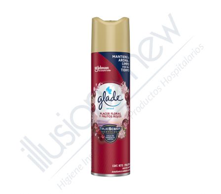 AROMATIZANTE GLADE AEROSOL PLACER FLORAL Y F.ROJOS NEW . - 299G/360ML