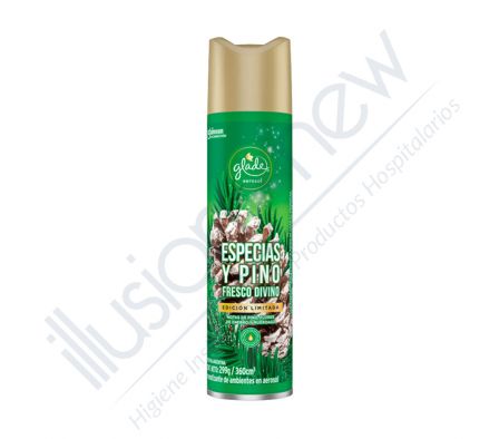 AROMATIZANTE GLADE AEROSOL ESPECIAS Y PINO - 299G/360ML