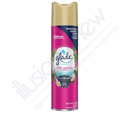 AROMATIZANTE GLADE AEROSOL FLORES TROPICALES Y COCO  - 299G/360ML