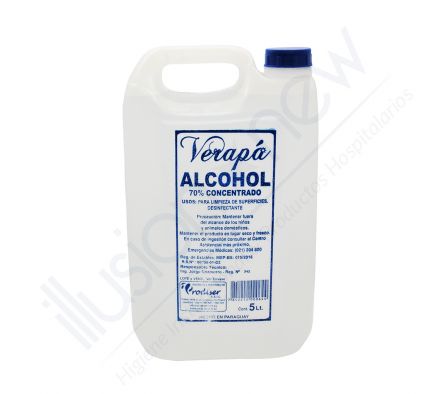 ALCOHOL 70 % 5.0 LTS - VERAPA