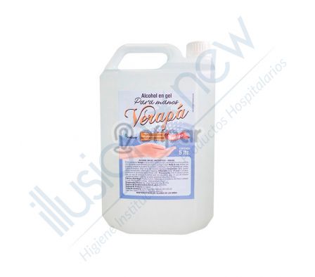 ALCOHOL EN GEL VERAPA 5 LTS NEUTRO