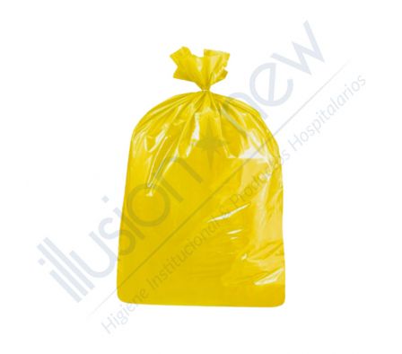 BOLSA AMARILLA 200 LTS X 10 UNID SIN EMPAQUE