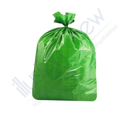 BOLSA VERDE PAQ X 10 UNID. 400 LTS EXTRA REFORZADO  SIN EMPAQUE