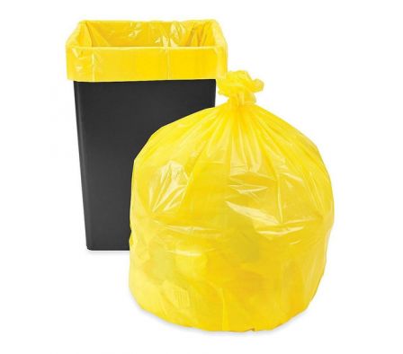 BOLSA AMARILLA PAQ X 10 UNID. 60 LTS REFORZADO SIN EMPAQUE