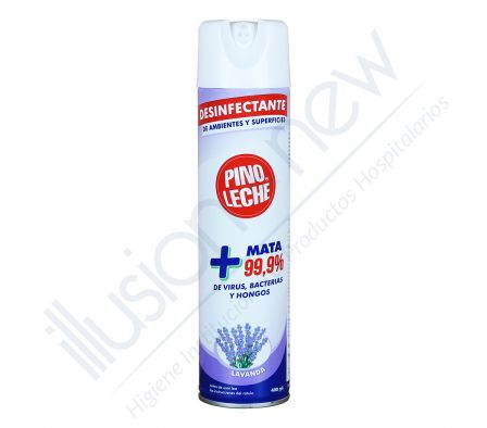 DESINFECTANTE AEROSOL PINO LECHE 400 ML LAVANDA