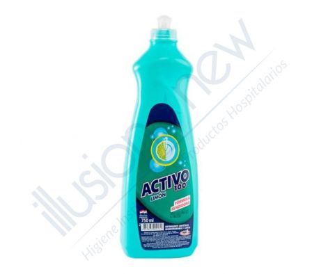 DETERGENTE  750 ML ACTIVO 100 LIMON