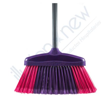 ESCOBA ROBUSTA PLURI MAX MULTILAR COLORIDA C/ MANGO REF 343