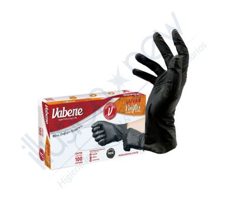 GUANTE VINIFLEX NEGRO VABENE GG C/ I00 UNID
