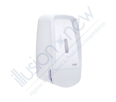 DISPENSER PLASTICO P/ JABON LIQUIDO BLANCO INVOQ 600 CC