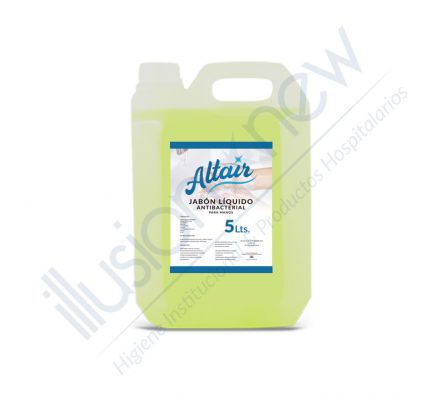 JABON LIQUIDO P/ MANOS 5.0 LTS ANTIBACTERIAL CITRICO RECARGA ALTAIR