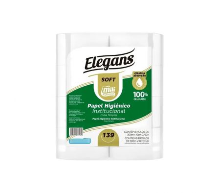 Papel Higiénico Mili Soft  300 mts x 8 Rollos