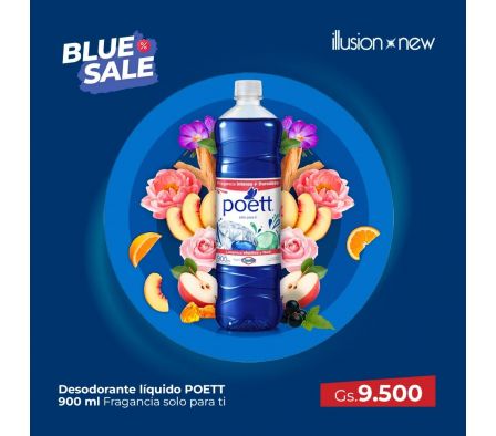 DESODORANTE LIQUIDO POETT 900ML SOLO PARA TI