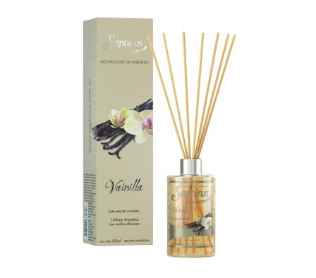 AROMATIZANTE DE AMBIENTE CON VARILLAS VAINILLA 125 ML