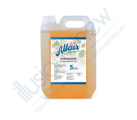 SUAVIZANTE LIQUIDO P/ ROPA FLORES TROPICALES 5 LTS - ALTAIR