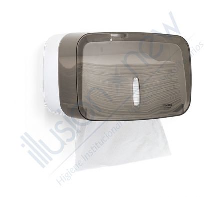 DISPENSER PLASTICO P/ TOALLA INTERCALADA FUME INVOQ NEW