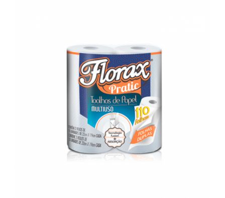 Toalla Multiuso Florax Practic x 2 rollos 55 paños